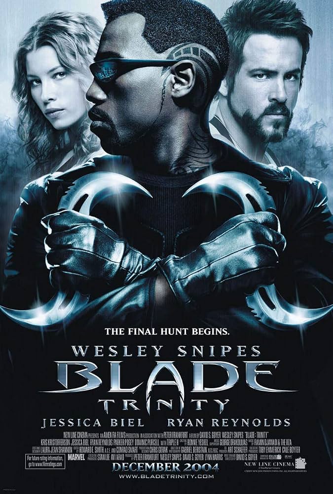 スリング・ブレイド　USオリジナル映画ポスター Amazon.co.jp: Bladeトリニティ映画ポスター2 Sidedオリジナル最終27 x